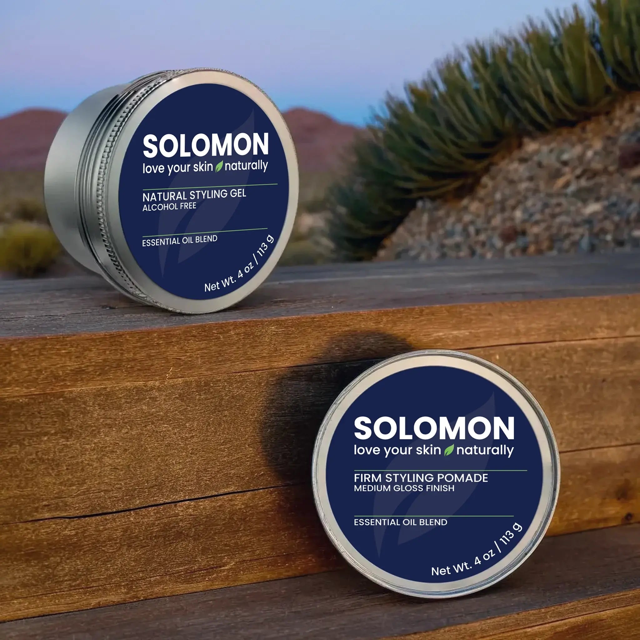 Achieve the Perfect Hair Style with SOLOMON Natural Styling Gel and Firm Styling Pomade