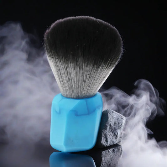 Artisan Shaving Brush in Geo Blue