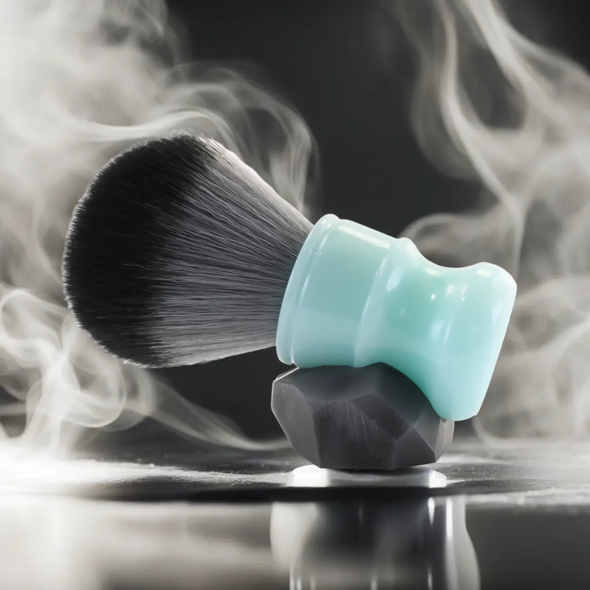 Premium Shaving Brush in Persian Blue