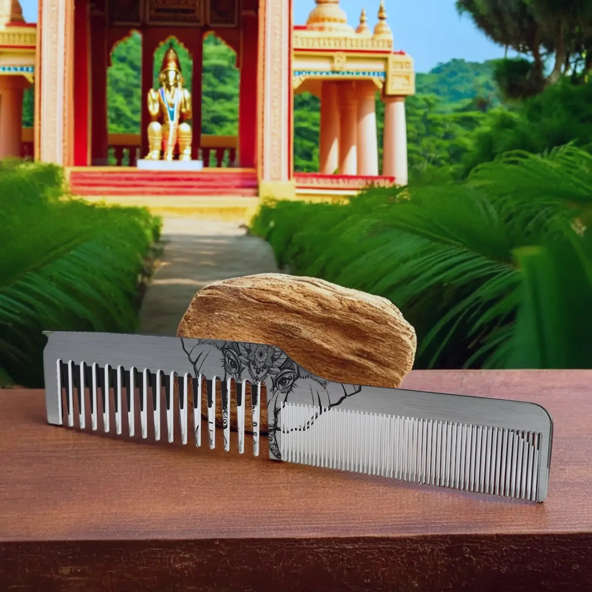 The Majestic Ganesh Hair and Beard Comb