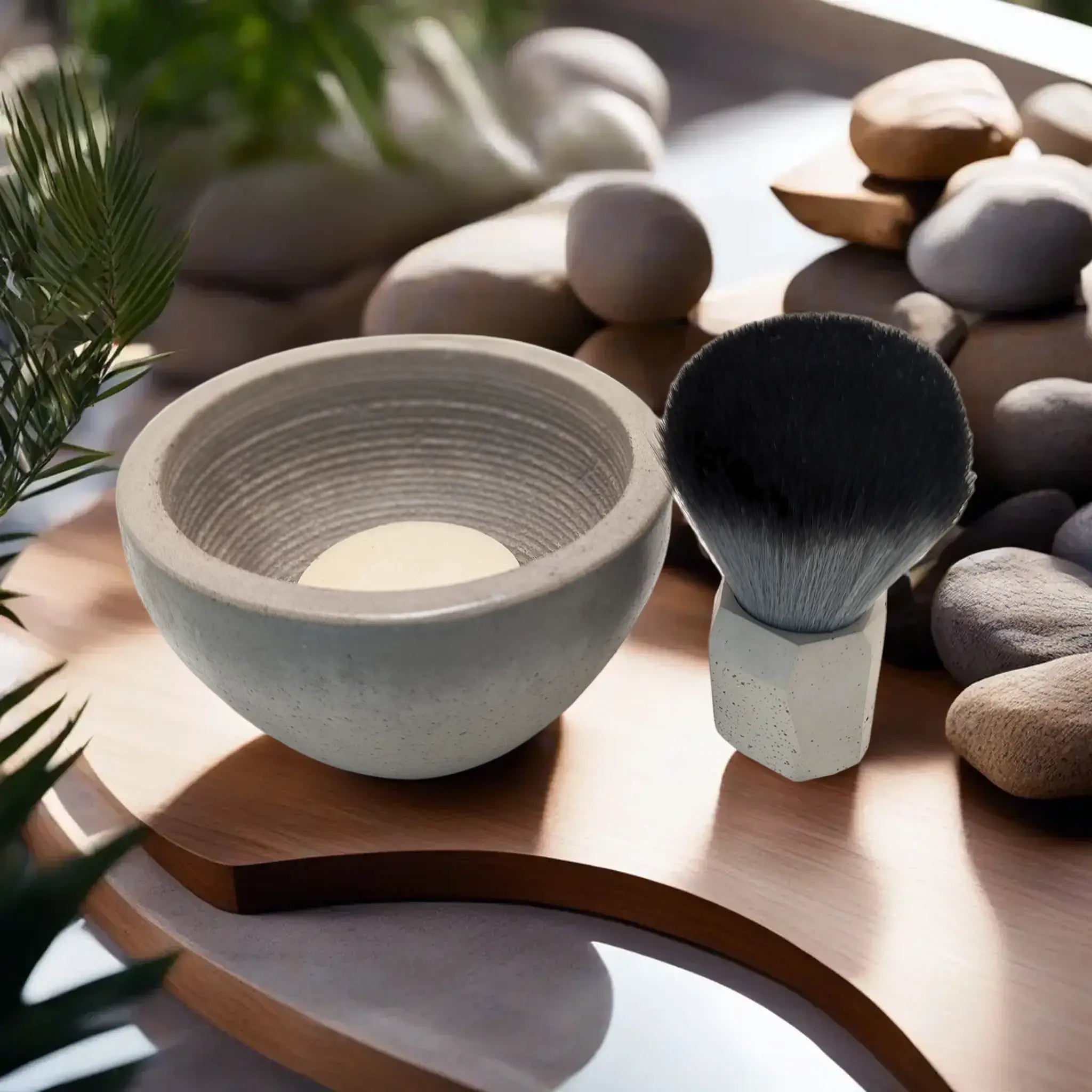 Urban Stonework Shaving Bowl Set