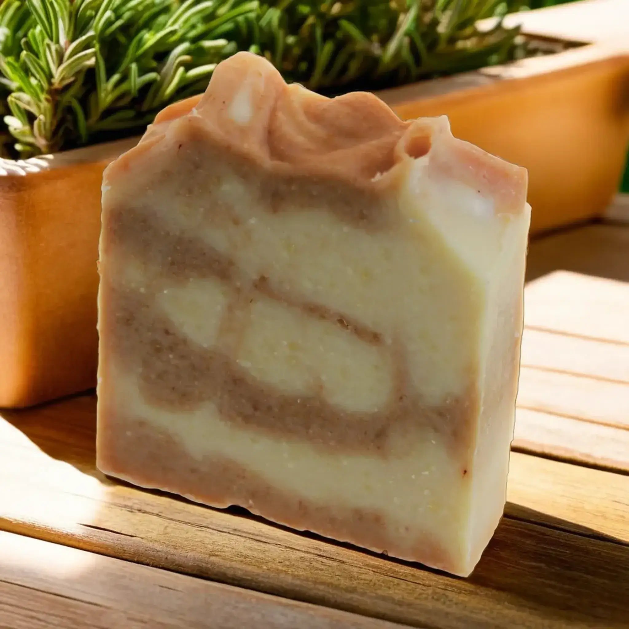 French Clay & Rosemary Cedar Goats Milk Body Bar