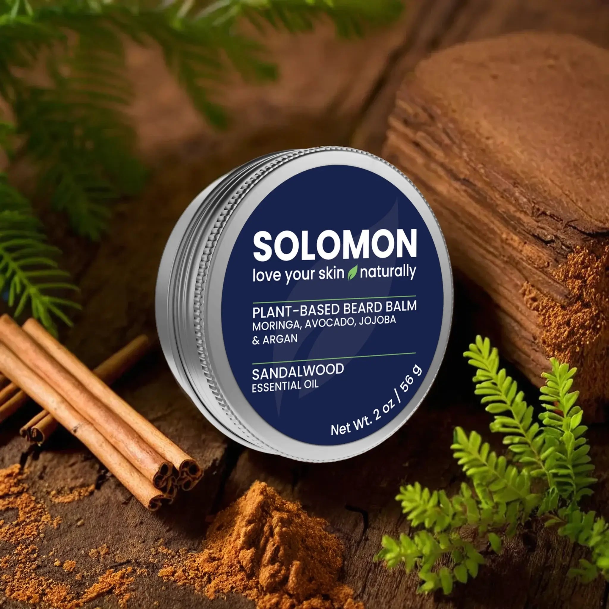 Sandalwood Plant-Based Beard Balm