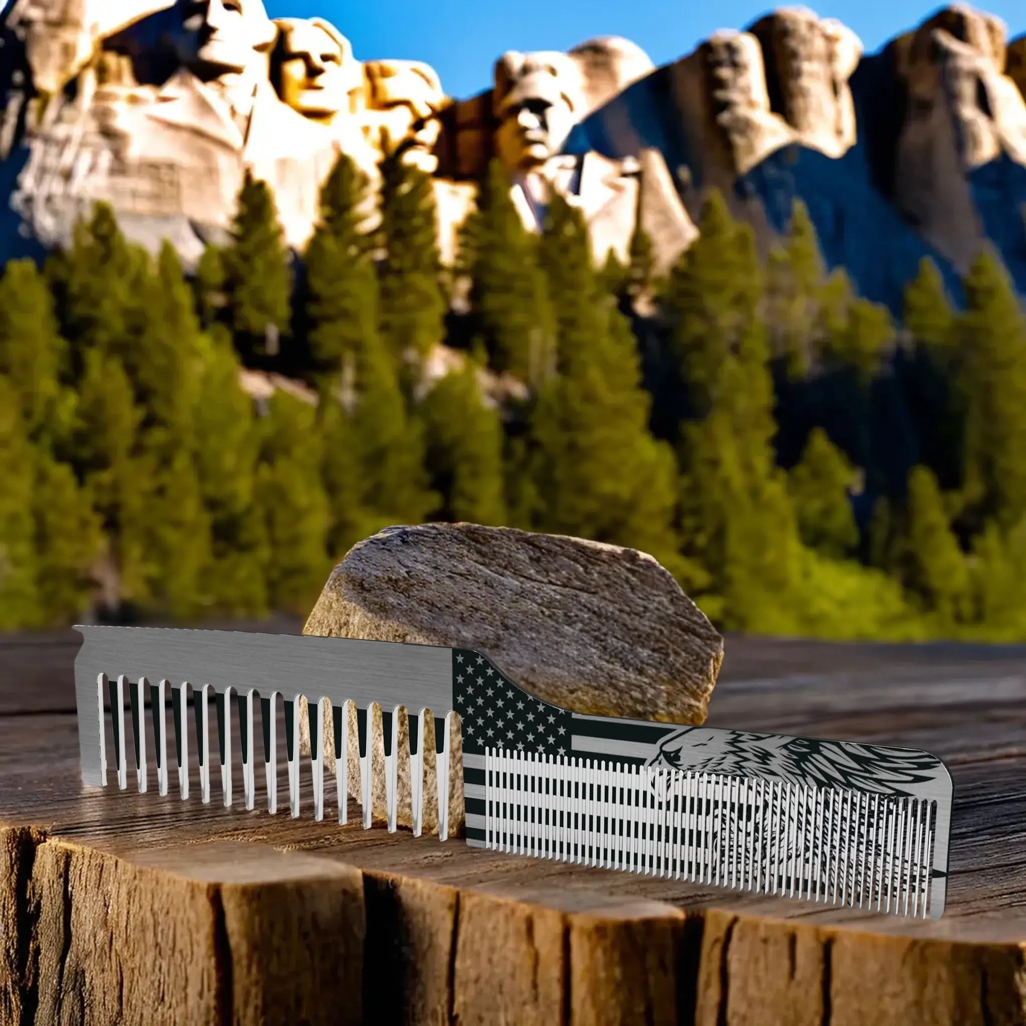 The Patriot Hair and Beard Comb